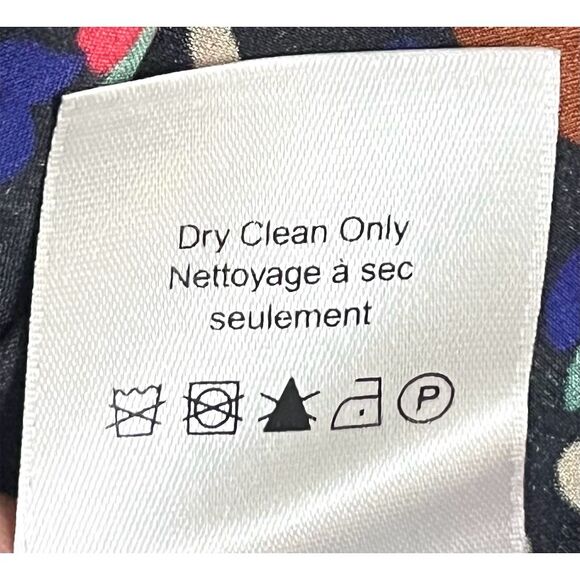 Veronica Beard Women's Floral Silk Blouse 8 Office Multicolor Designer Luxury - Picture 11 of 11